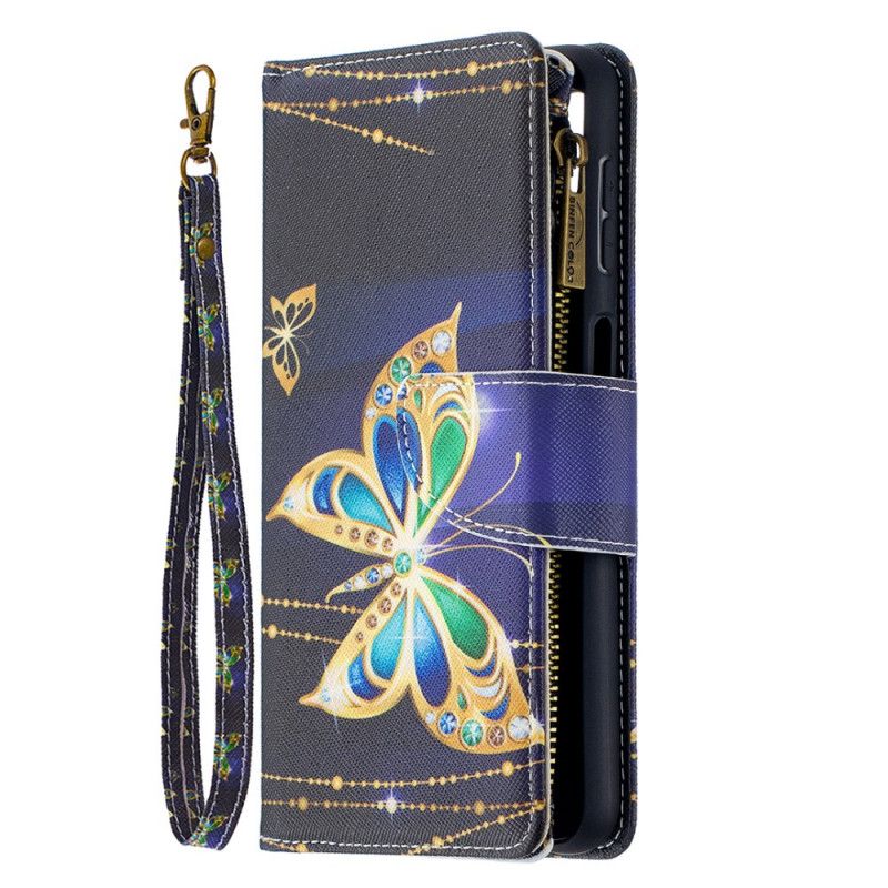 Housse Samsung Galaxy A32 5g Poche Zippée Papillons Art