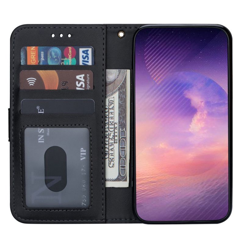 Housse Samsung Galaxy A32 5g Porte-monnaie Avec Lanière