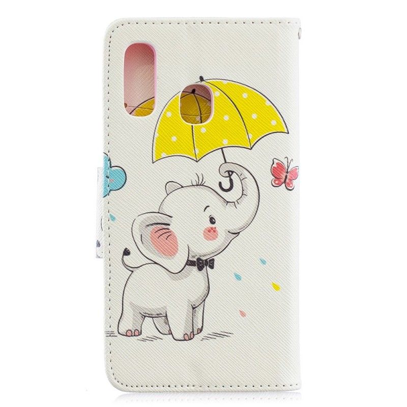 Housse Samsung Galaxy A40 Bébé Éléphant