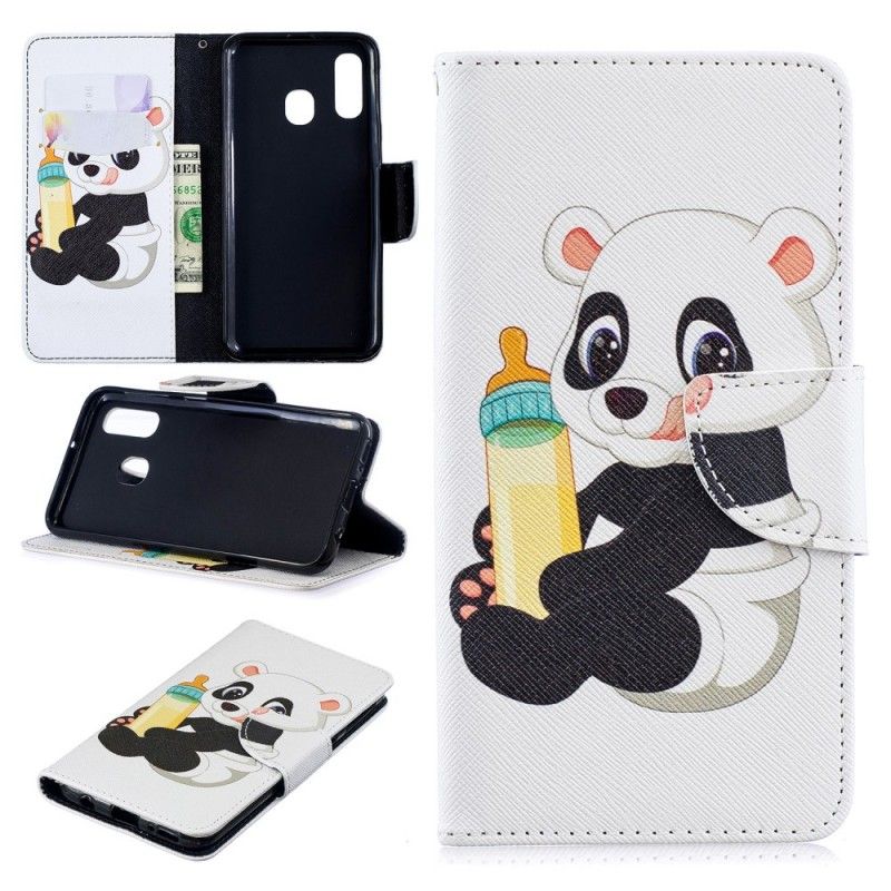 Étui Housse Samsung Galaxy A40 Bébé Panda