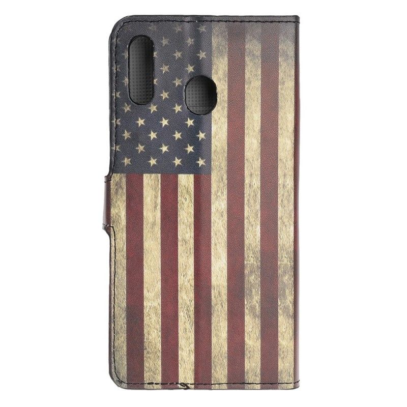 Housse Samsung Galaxy A40 Drapeau Usa