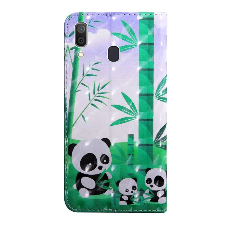 Housse Samsung Galaxy A40 Famille De Panda