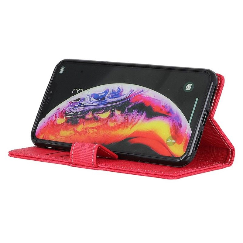 Étui Housse Samsung Galaxy A40 Jeans Bouton