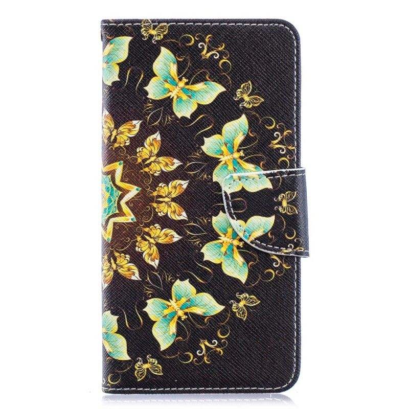 Housse Samsung Galaxy A40 Mandala Papillons