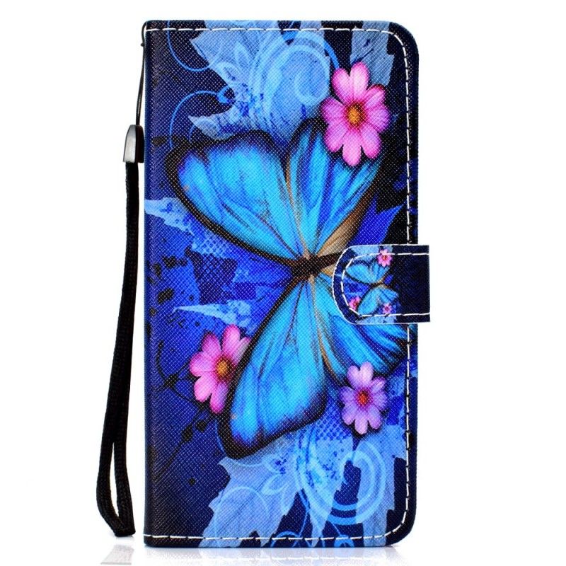 Housse Samsung Galaxy A40 Papillon Tropical