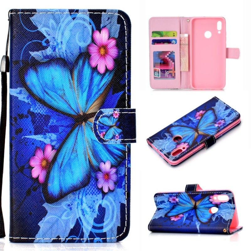 Housse Samsung Galaxy A40 Papillon Tropical