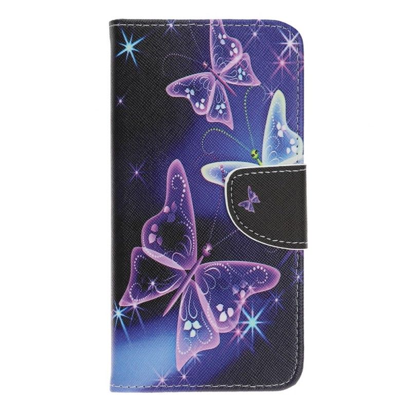 Housse Samsung Galaxy A40 Papillons Et Fleurs