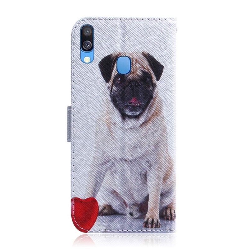 Housse Samsung Galaxy A40 Pug Dog