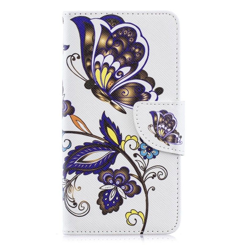 Housse Samsung Galaxy A40 Tattoo Papillon