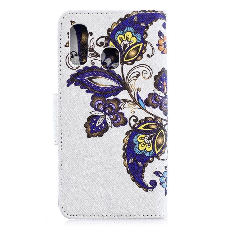 Housse Samsung Galaxy A40 Tattoo Papillon