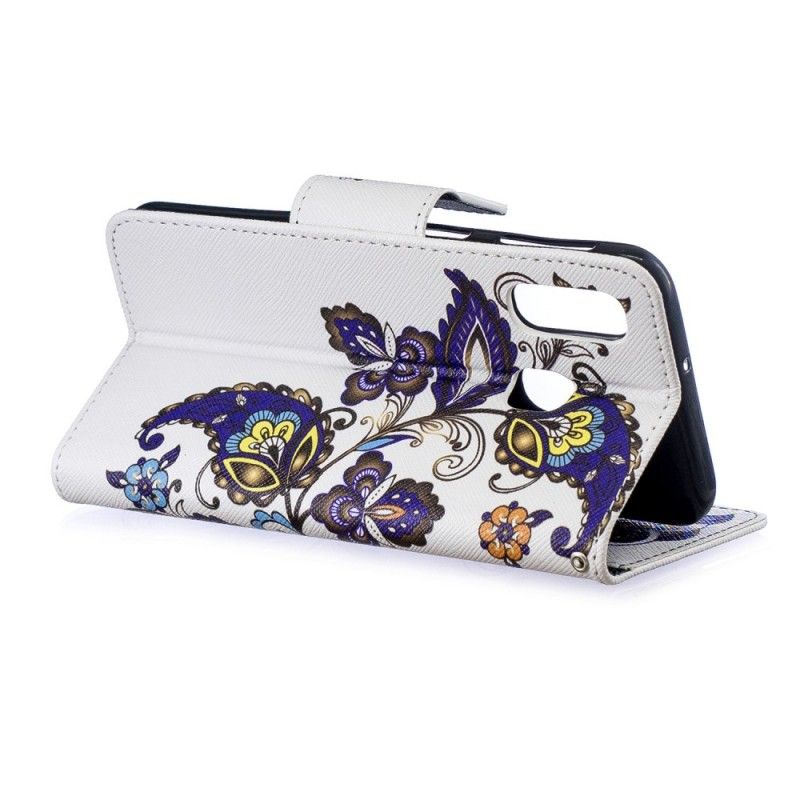 Housse Samsung Galaxy A40 Tattoo Papillon