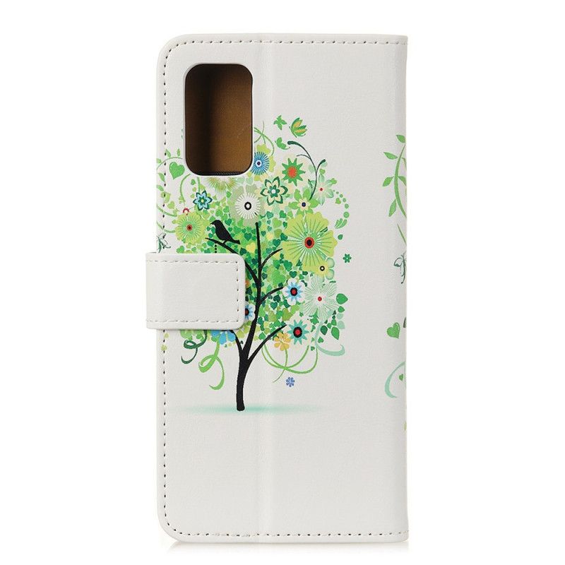 Housse Samsung Galaxy A41 Arbre Fleuri