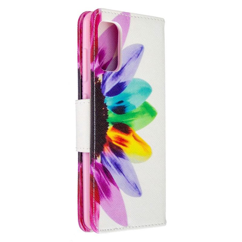 Housse Samsung Galaxy A41 Fleur Aquarelle