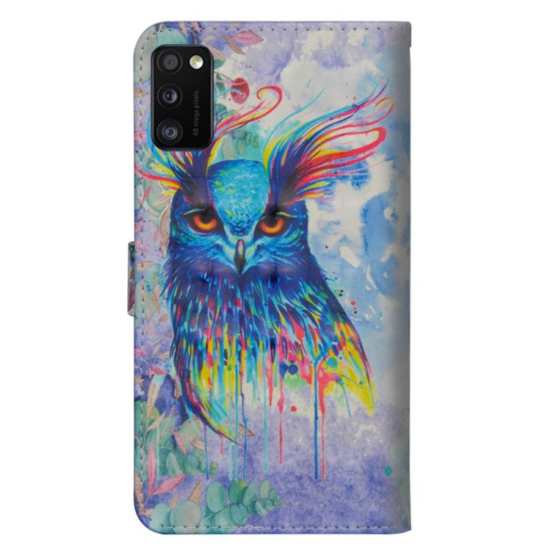 Housse Samsung Galaxy A41 Oiseau Aquarelle