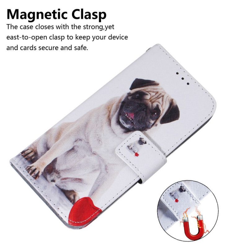 Étui Housse Samsung Galaxy A41 Pug Dog