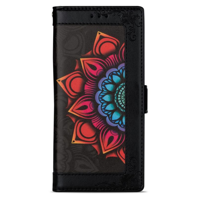 Housse Samsung Galaxy A42 5g Décoration Mandala À Lanière