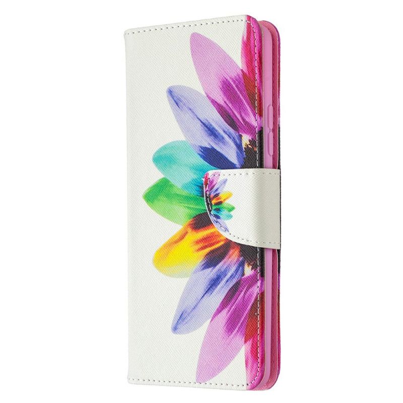 Housse Samsung Galaxy A42 5g Fleur Aquarelle