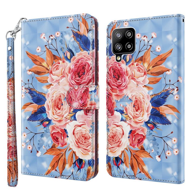 Housse Samsung Galaxy A42 5g Light Spot Romantique Avec Lanière