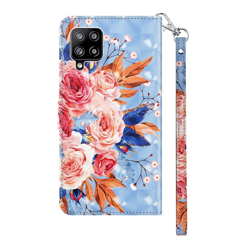 Housse Samsung Galaxy A42 5g Light Spot Romantique Avec Lanière