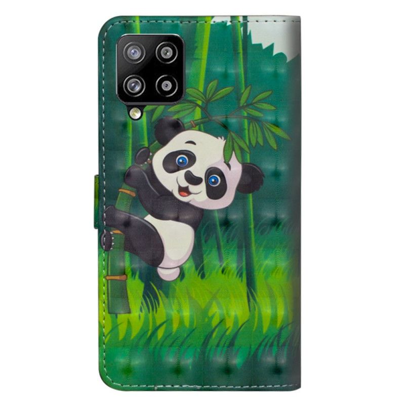 Étui Housse Samsung Galaxy A42 5g Panda Et Bambou