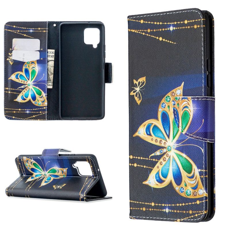 Housse Samsung Galaxy A42 5g Papillons Rois