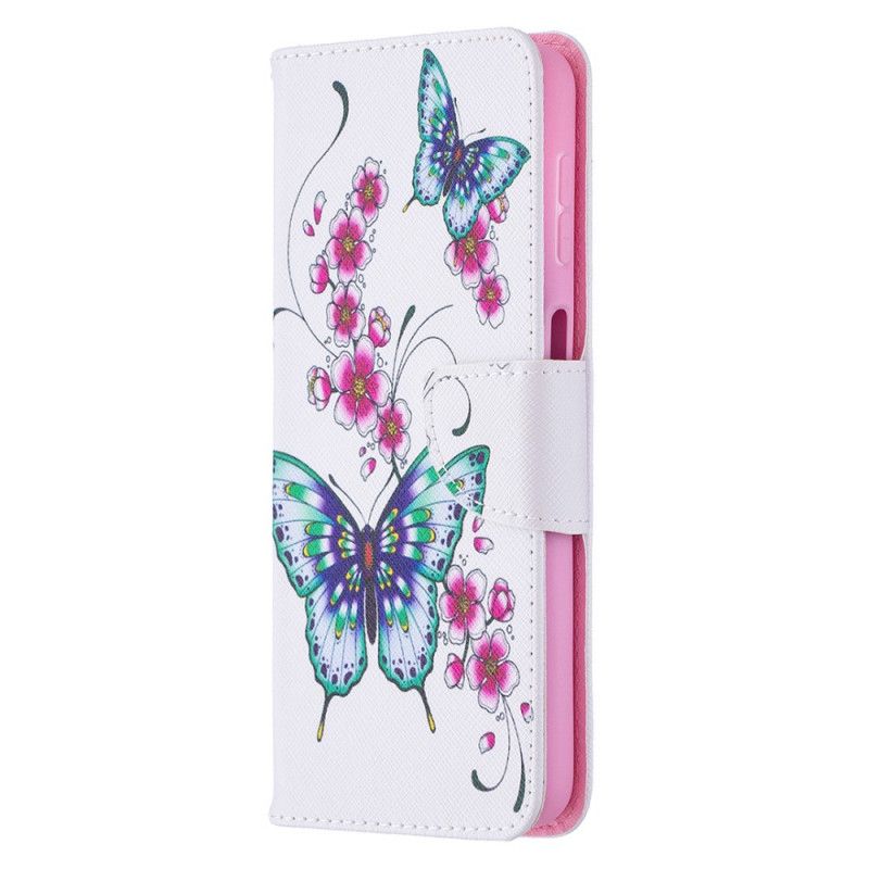 Housse Samsung Galaxy A432 5g Papillons Aquarelle
