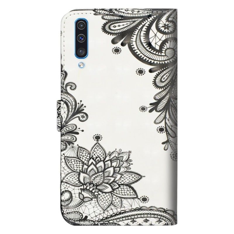 Étui Housse Samsung Galaxy A50 Chic Dentelle