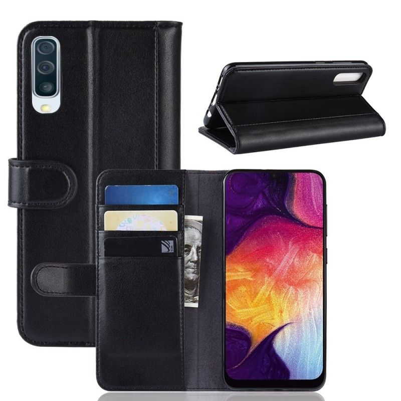 Étui Housse Samsung Galaxy A50 Cuir Fendu