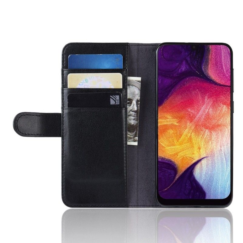 Étui Housse Samsung Galaxy A50 Cuir Fendu