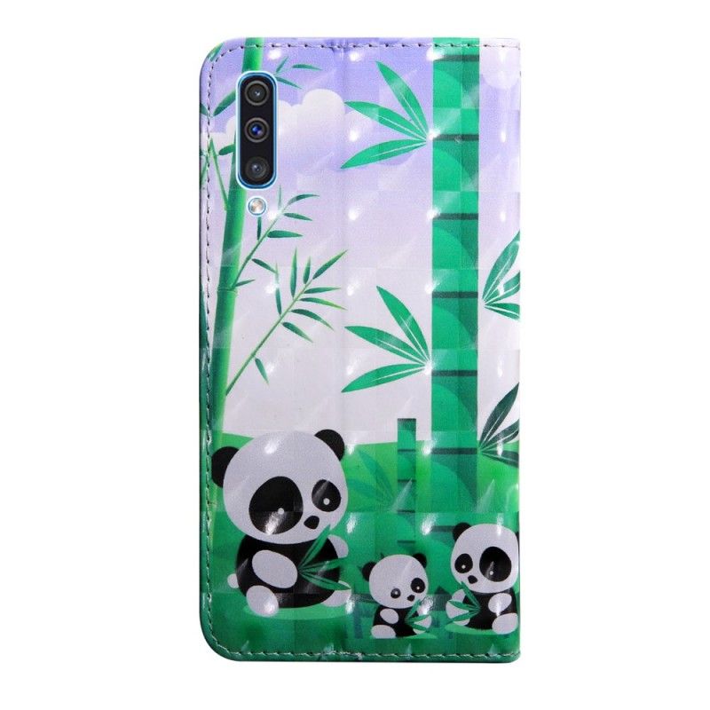 Étui Housse Samsung Galaxy A50 Famille De Panda