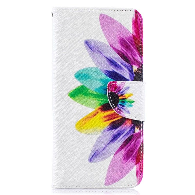 Housse Samsung Galaxy A50 Fleur Aquarelle