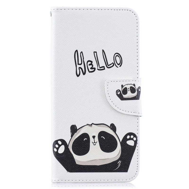 Étui Housse Samsung Galaxy A50 Hello Panda