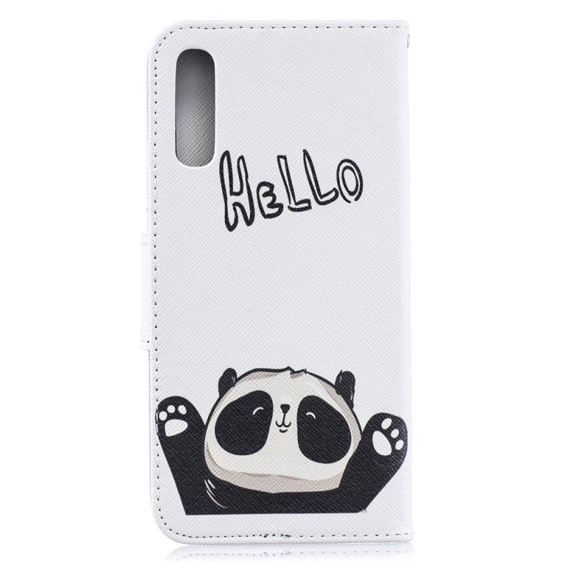 Étui Housse Samsung Galaxy A50 Hello Panda