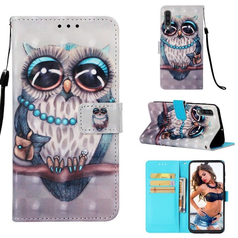 Housse Samsung Galaxy A50 Miss Hibou