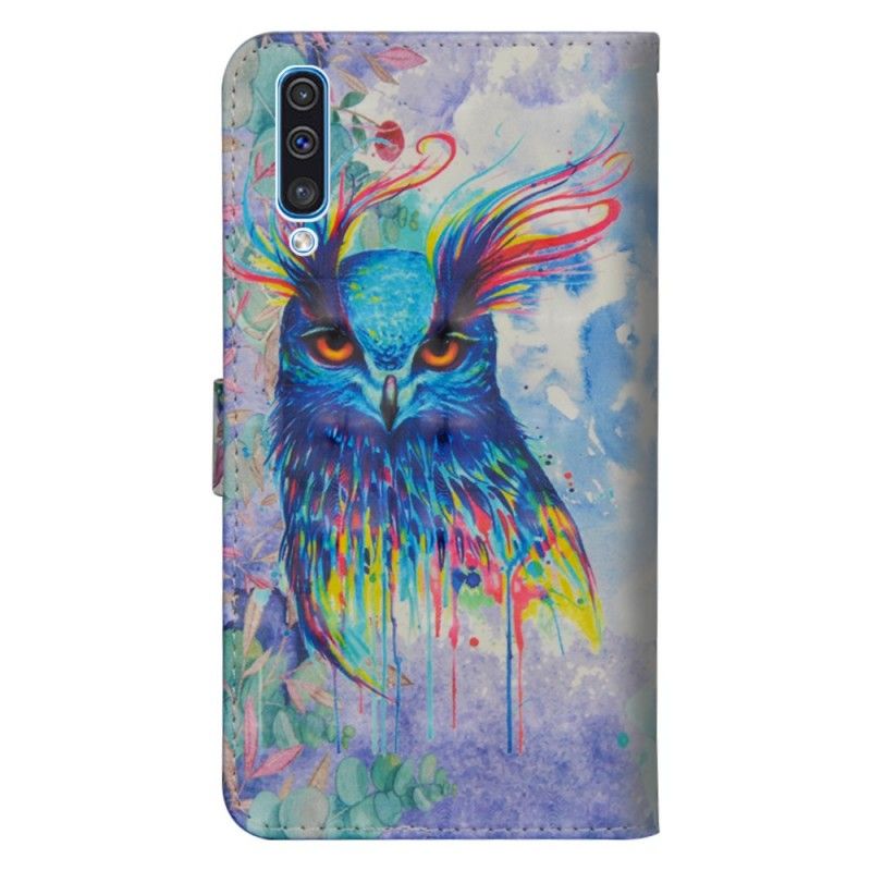 Housse Samsung Galaxy A50 Oiseau Aquarelle