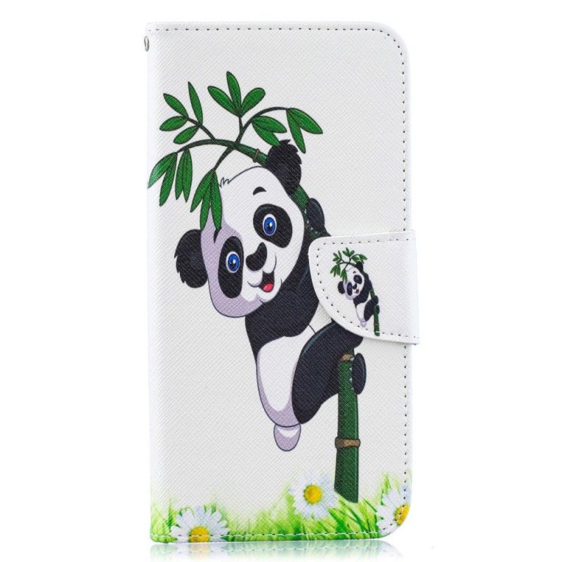 Housse Samsung Galaxy A50 Panda Sur Le Bambou