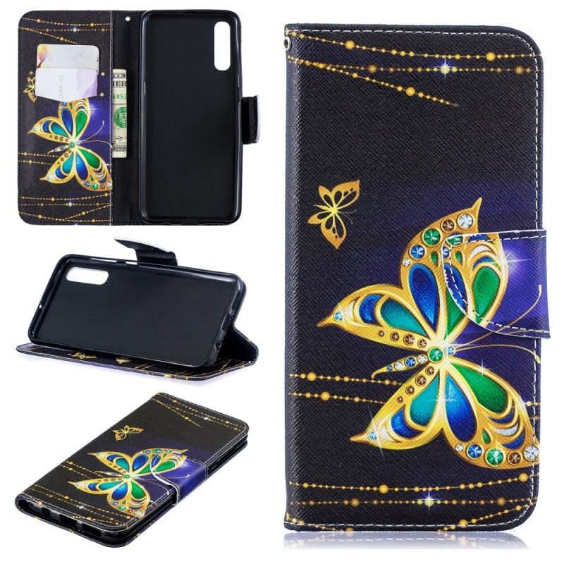 Housse Samsung Galaxy A50 Papillon Magique