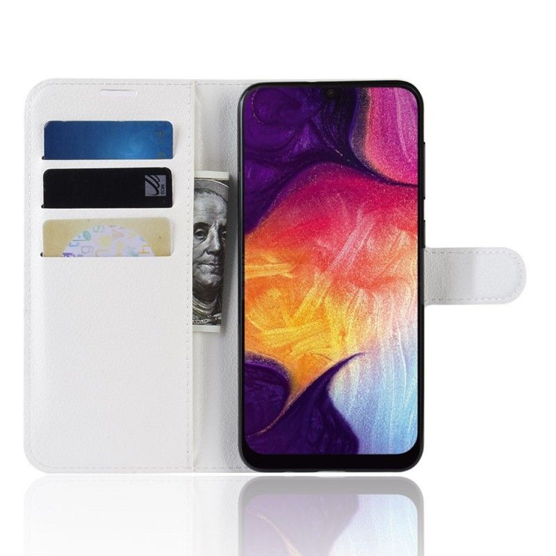 Housse Samsung Galaxy A50 Simili Cuir Rétro