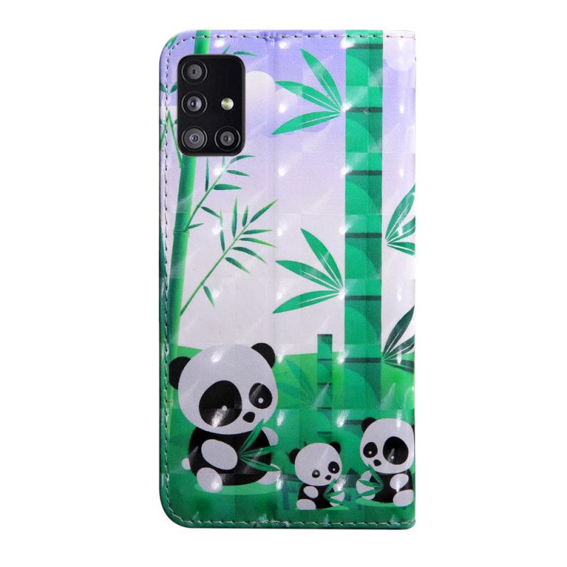 Housse Samsung Galaxy A51 5g Famille De Panda