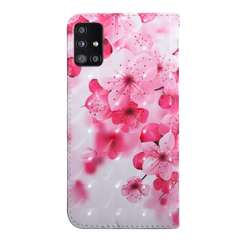 Housse Samsung Galaxy A51 5g Fleurs Roses