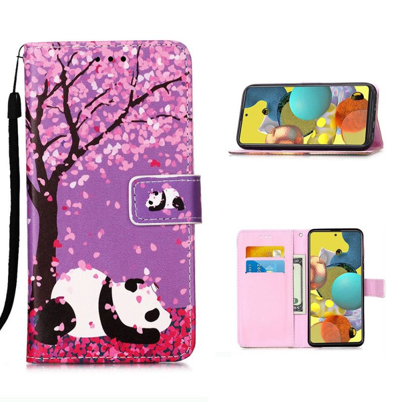 Housse Samsung Galaxy A51 5g Panda À L'arbre Chinois