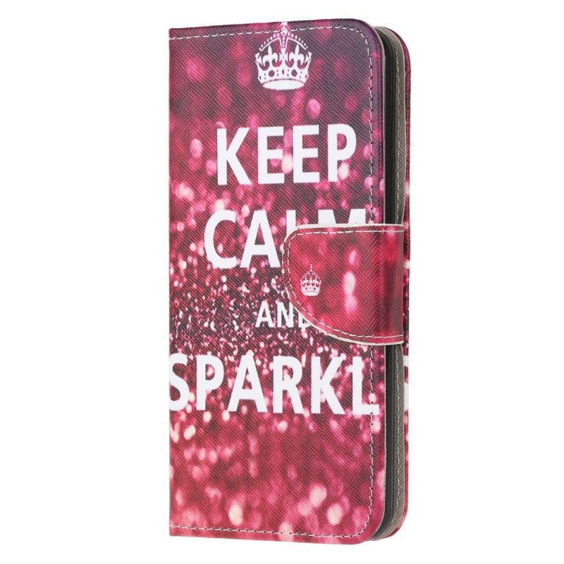 Housse Samsung Galaxy A51 Keep Calm And Sparkle