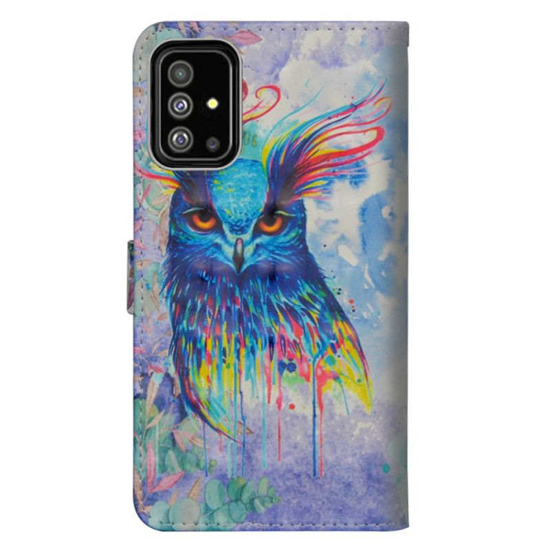 Housse Samsung Galaxy A51 Oiseau Aquarelle