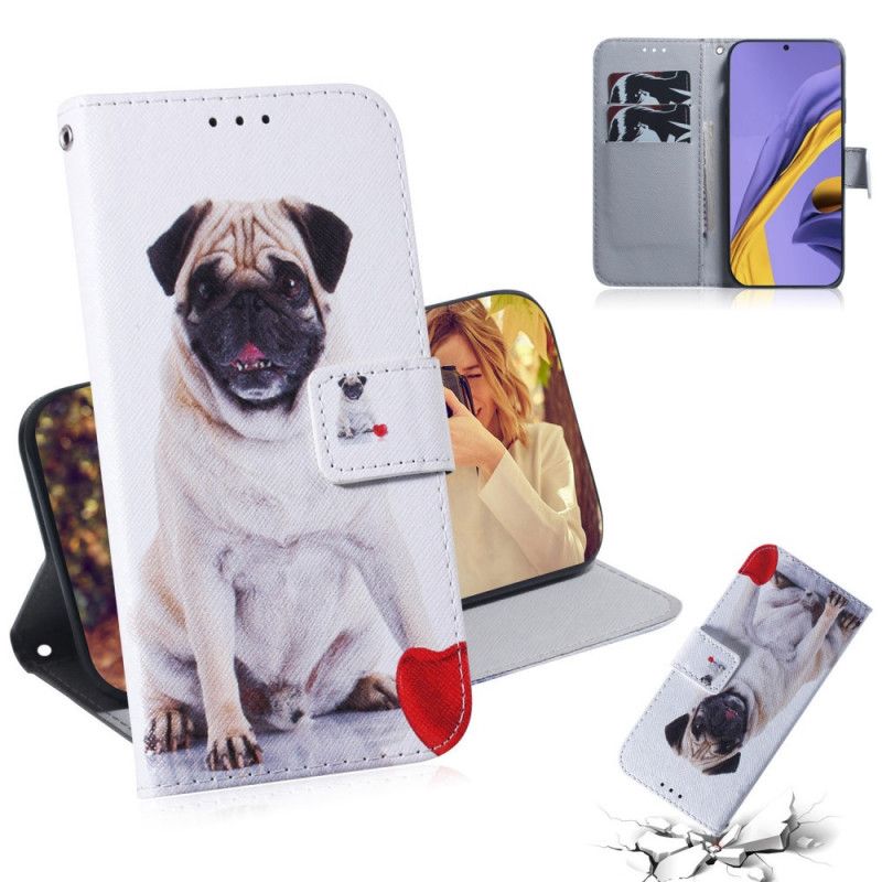 Housse Samsung Galaxy A51 Pug Dog