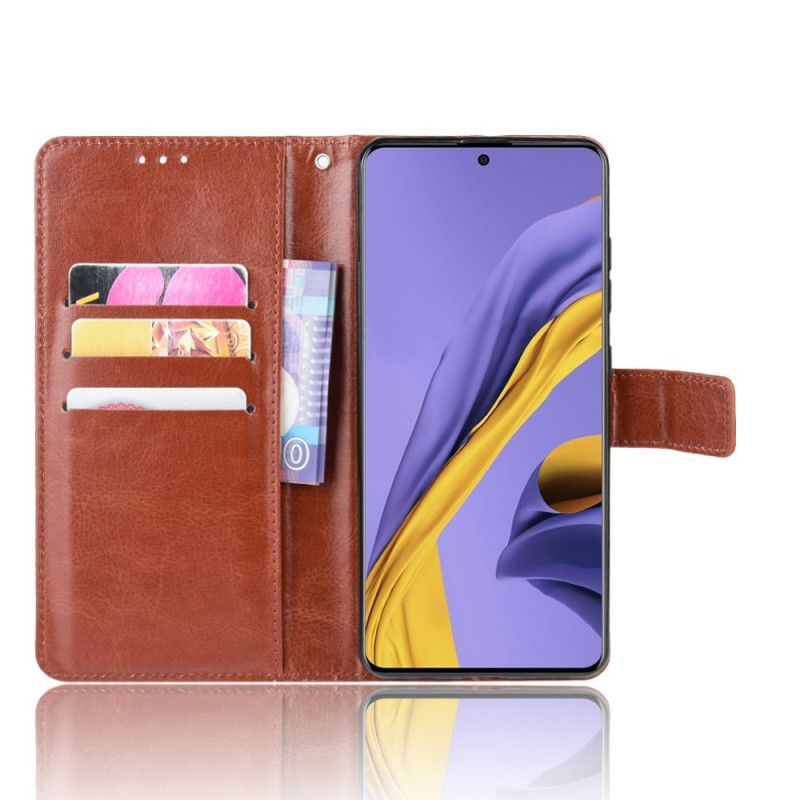 Housse Samsung Galaxy A51 Simili Cuir Flashy