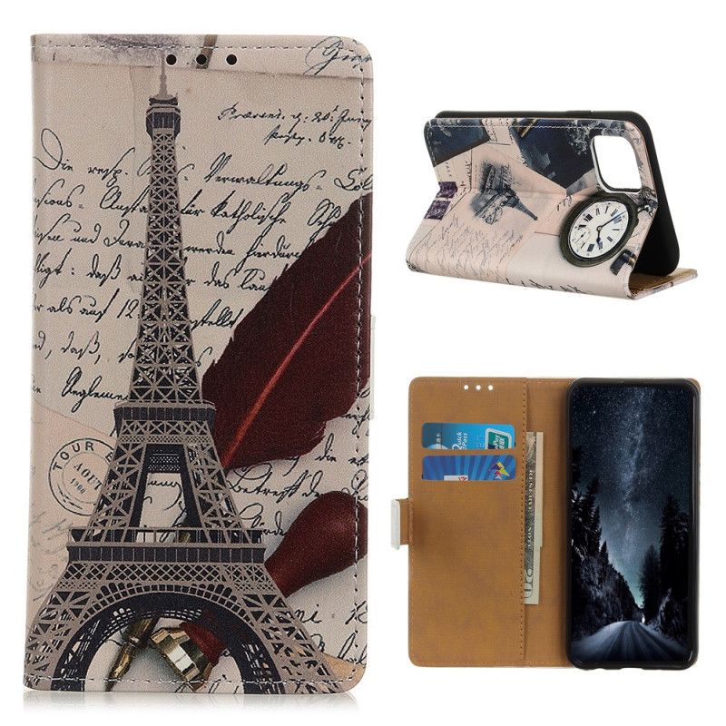 Étui Housse Samsung Galaxy A51 Tour Eiffel Du Poète