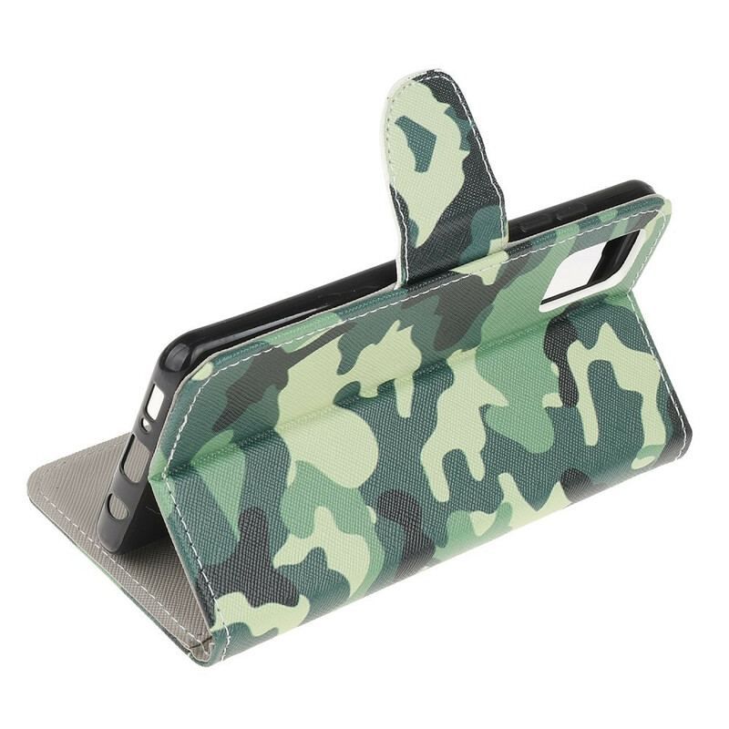 Housse Samsung Galaxy A52 4G / A52 5G / A52s 5G Camouflage Militaire