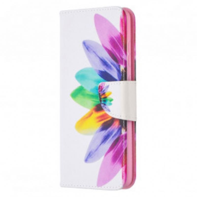 Housse Samsung Galaxy A52 4G / A52 5G / A52s 5G Fleur Aquarelle