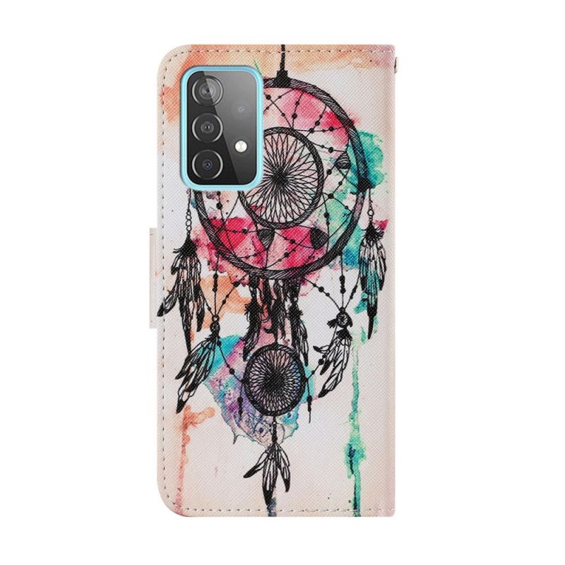 Housse Samsung Galaxy A52 4g / A52 5g Aquarelle Attrape Rêves