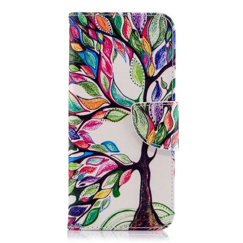 Housse Samsung Galaxy A6 Arbre Coloré